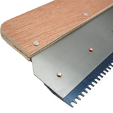 Cement Self-Leveling Scraper Epoxy Cement Mortar Manual Scraper Rack With 3MM/5MM Teeth And Adapter Construction Tools