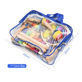 13 PCS Kids Musical Toys with Carry Bag Colorful Wooden Percussion Instruments Early Education Birthday Gifts
