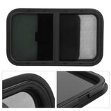 Replacement RV Window Vertical Horizontal Installation Tinted Strong Tempered Glass Camper Window 700x400mm with Insect Screen