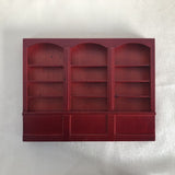 1:12 Dollhouse Multifunctional Bookshelf Miniature Bookcase Furniture Decorative Accessories