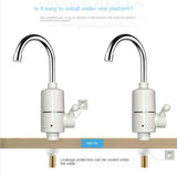 Instant Hot Tap Fast Instantaneous Thermostat for Water Heater 3000w Electrical Faucet Temperature Display