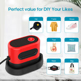 Mini Heat Press Machine for T-Shirts, Clothes, Bags & Pads - Easy Heating Transfer