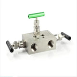 stainless steel multi port with vent plug instrumentation manifolds 1/2'' 1/4'' OD NPT gauge vaes