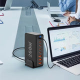 New 268W/240W GAN Gallium Nitride USB TypeC Multi-port Desktop Travel With Power Adapter PD Office Home Charger