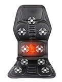 Electric Vibrating Massage Cushion Home Car Seat Portable Massager Infrared Heating Pat Back Vibrator Mat Pain Relief