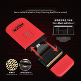 2024 New WMARK NG-7901 Ultra Thin Mini Stainless Steel Titanium Plated Two Blade Mesh Razor, Electric Men's Shaver