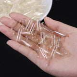 1000Pcs Wholesale Standard Size 00 0 1 # Empty Shell Gelatin Clear Transparent Hollow Seperated Capsules