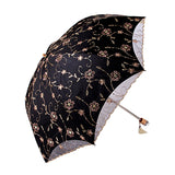 Woman Travel Folding UV Resistance Princess Lace Parasol Sun Umbrella For Women Girls Gift