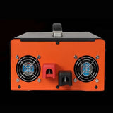 12000W Pure Sine Wave Inverter--24V/48V/60V/72V/96V Converter for Home, RV and Off-Grid Solar Systems + 2 AC Outlet & LED Light
