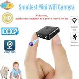 1080P HD XD Smallest Wifi Mini Camera Home Security Camcorder IR Night Vision DVR Motion Detection Video Recorder APP V380 Pro