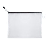 Pvc Waterproof Zipper Pouch File Holder Set School Office Supplies Durable Transparent Home for Students