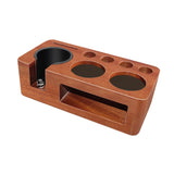 Wooden Filter Tamper Holder - Sturdy Multipurpose Coffee Tool