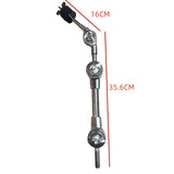 Metal Cymbal Stand Stretchable Leg Musical Instrument Accessories Parts Easy to Install Foldable Drum Hardware Extension Bracket