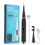 Electric Ultrasonic Scaler with LED Tartar Remover Electic Sonic Tooth Cleaner Dental Stone Removal Household