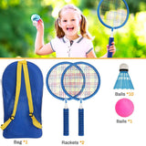 Set Kids Children's Badminton Toys For Indoor Outdoor Backyards Lawn Beach Sports Game