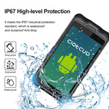 CENAVA Newest IP67 GPS 4G Win 10 Touch PDA Handheld Uhf Rfid 1D 2D Scanner Bar QR Code Scan Industrial Red Smartphone PDAs