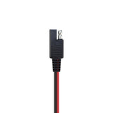2Pcs 18AWG Extension 2-Pin Quick Disconnect 10A Solar Battery Panel SAE Plug Input and Output Cable