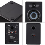 50W 1Pair Studio Speakers Desktop Wireless BT Monitoring Active Near-field Monitor Speaker Stereo Balanced Input