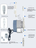Electromagnetic Diaphragm Adjustable Acid Chlorine Chemical Dosing Electronic Metering Pump.
