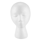 Mannequin Display Hat Cap Wig Holder White Foam Head