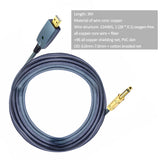 USB Electric Accessories Audio Connector Cord Adapter 6.35mm Guitar Cable Interface