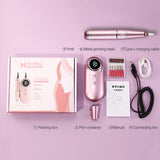 Portable Nail Drill machine 30000RPM Rechargeable Profession Nail Tools for Nail Salon Electric Nail File Manicure drill Set