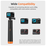 Sports Camera ating Selfie Stick Tripod Stand Max. 61cm/ 24inch Extendable Length 200g Payload for GoPro Hero 12/11/10/9 More