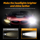120ml Car Restoration Polishing Kits Headlamp Scratch Remover Cleaning Paste Remove Oxidation Headlight Polish Liquid