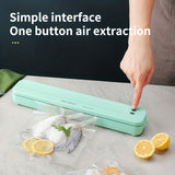 1pc Electric Vacuum Sealer Food Vacuum Sealer Machine Compact Vacuum Sealer With 10pcs Vacuum Bags 220V EU Machine