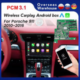 Wireless Carplay Android Auto for Porsche 911 Panamera Cayenne Boxster Cayman an 2011-2015 with PCM3.1 System Decoder Box