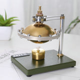 UFO Spin Suspension Hot Air Stirling Engine Motor Steam Heat Electricity Generator Machine Education Model Toy Kits