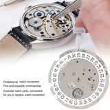 8200 Single Calendar High-Precision Automatic Mechanical Watch Movement with Handle Sier