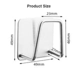 4-PACK Sponge Holders For Kitchen Sink, Strong Adhesive Small Sponge Holder