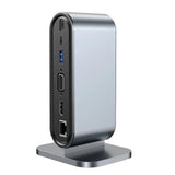 12-in-1 Docking Station PD 100W Type C to HDMI Adapter 4K 30Hz VGA RJ45 3.0 HUB USB Splitter for Laptop