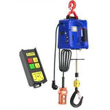 160 meters remote control electric hoist portable hand winch traction block electric wire rope lifting hoist traction rope