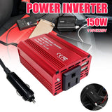 150W Power Inverter Socket DC 12V to AC 110/220V Modified Sine Wave Car Charger Converter Adapter