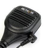 Retevis HM003 Microphone with M Dual Needle - C9051A