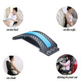 Back Massager Magnetic Therapy Stretch The Spine Waist Posture Corrector Relieve Pain Relax Muscles Stretcher Fiess Equipment