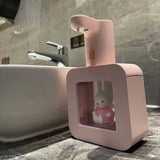 1pc Miffy Automatic Hand Soap Dispenser, Cute 400ml Rechargeable Automatic Foaming Hand Soap Dispenser, IPX5 Waterproof