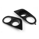 Front Lower Bumper Lamp Frames Fog Light Covers Replacement for E46 M3 2001-2006 51112695255 51112695256