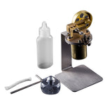 Mini Stirling Model, Full Copper Boiler Vertical Small Steam Engine Model Physical Experiment Toy Gift