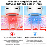 Professional Facial Tightening Anti Aging Wrinkle Removal Face Eye Massager Ultrasonic Hot & Cold Face Lifting Skin Care Machine