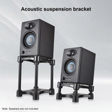 Desktop Audio Shock Absorber Bracket Removable Monitor Stands for 5/6/8-inch Speaker