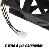 5PCS 7500RPM 4-Pin Connector 12V 5A Computer CPU Coog Fan Antminer Bitmain S7 S9 For Whatsminer L3