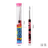 LTQ Rosin Dab Tools Water Pipe Wax Dabber Sier Square Resin Handle Stainless Steel for Dry Herb Vaporizer Quartz Nails Bongs