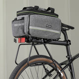 Aluminum Alloy MTB Quick Release Bicycle Cycle Shelf Strong Load-Bearing Bike Rear Rack 140kg Load