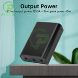 12V Rechargeable 3 Cell Solder-Free 18650 Tandem Battery Box Removable Protection Lid With DC Holder