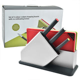 Knife Smart Knives for Kitchen Cutting Boards Set Chopping Board with Holder