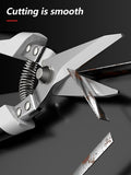 Stainless Steel Scissors Precision Metal PVC Pipes, Durable, Rust Proof, And Long-Lasting Cutting