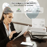 Peripage P40 A4 Portable Thermal Wireless Mobile Photo Printer Support 2''/3''/4''/216mm/210mm A4&A5 Paper Width Inkless